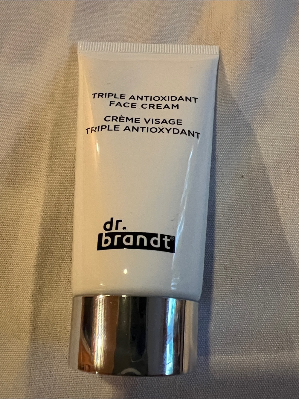 Dr. Brandt Triple Antioxidant Face Cream - White with Silver Cap